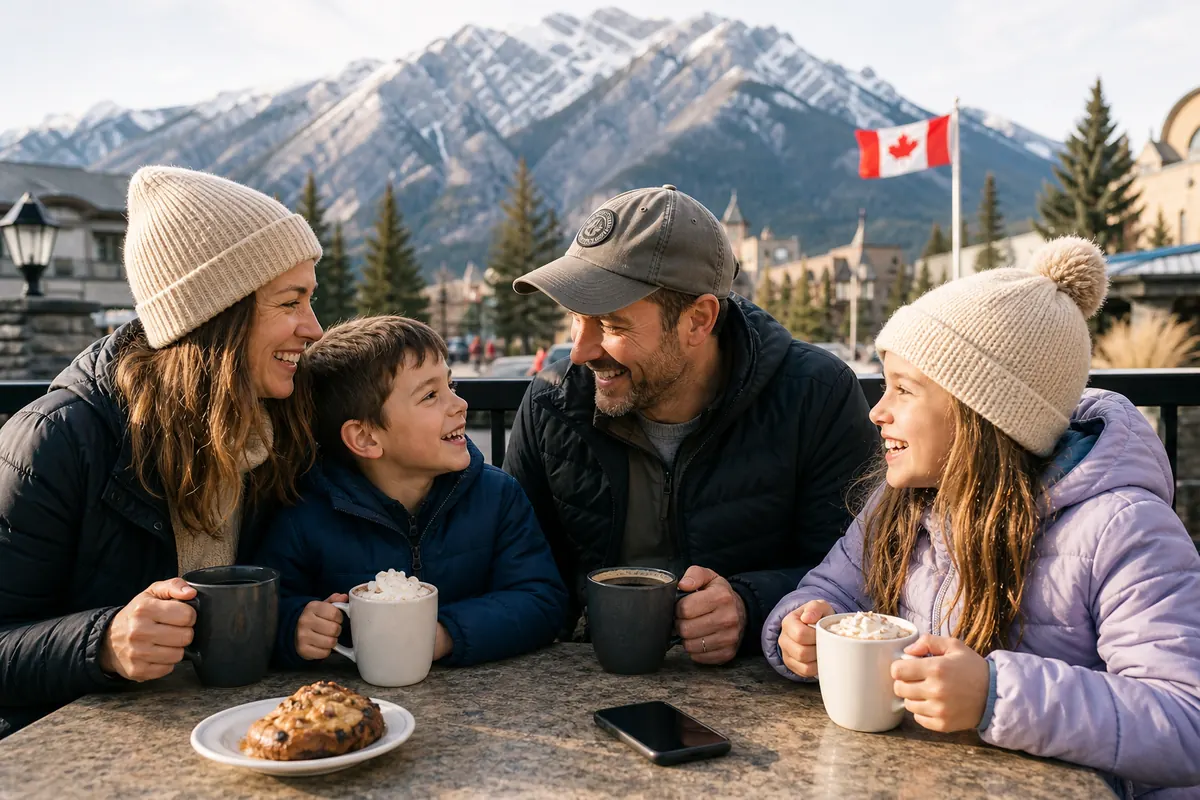 Traveler in Canada using their smartphone to activate GoMoWorld eSIM.